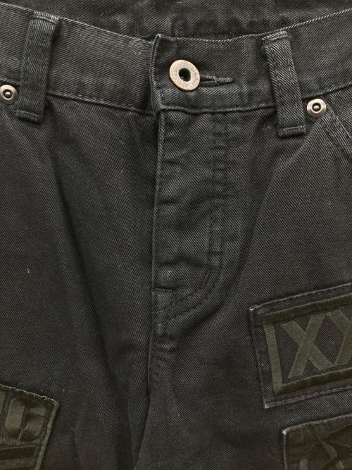 hysterics（ヒステリックス）hysterics (ヒステリックス) XXX ワッペンデザインブラックデニム ブラック サイズ:Mの古着・服飾アイテム