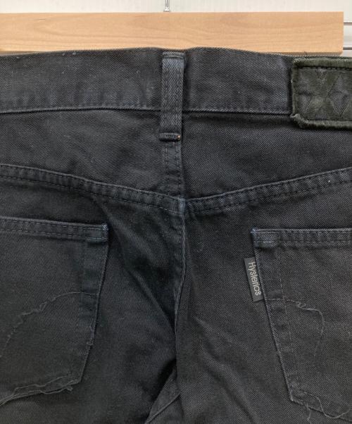 hysterics（ヒステリックス）hysterics (ヒステリックス) XXX ワッペンデザインブラックデニム ブラック サイズ:Mの古着・服飾アイテム