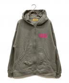 Hysteric Glamourヒステリックグラマー）の古着「LIGHT MY FIRE オーバーサイズパーカー」｜オリーブ
