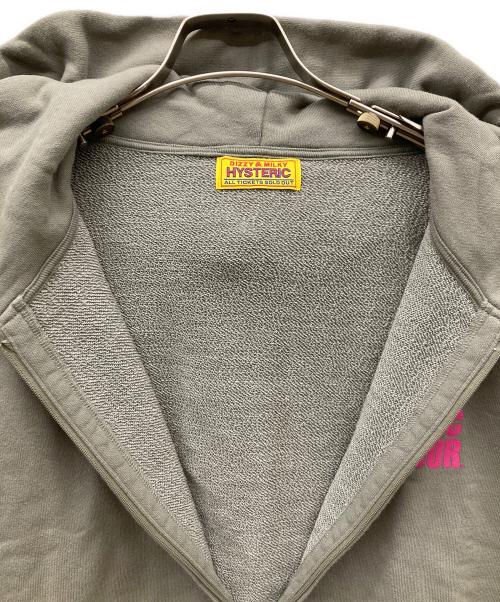 Hysteric Glamour（ヒステリックグラマー）Hysteric Glamour (ヒステリックグラマー) LIGHT MY FIRE オーバーサイズパーカー オリーブ サイズ:FREEの古着・服飾アイテム