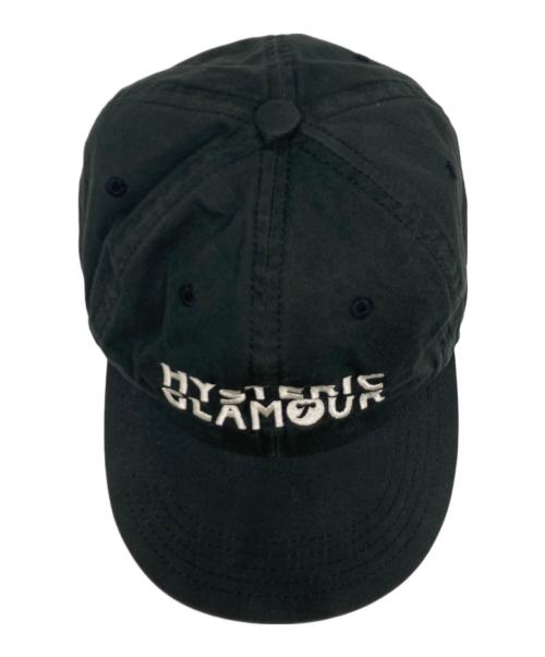 Hysteric Glamour（ヒステリックグラマー）Hysteric Glamour (ヒステリックグラマー) HYS SYMBOL LOGO 刺繍キャップ ブラック サイズ:FREEの古着・服飾アイテム