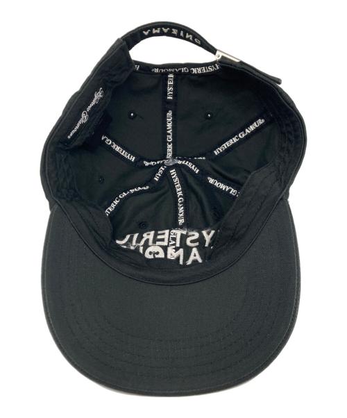 Hysteric Glamour（ヒステリックグラマー）Hysteric Glamour (ヒステリックグラマー) HYS SYMBOL LOGO 刺繍キャップ ブラック サイズ:FREEの古着・服飾アイテム