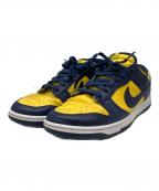 NIKEナイキ）の古着「DUNK LOW RETRO」｜イエロー×ネイビー