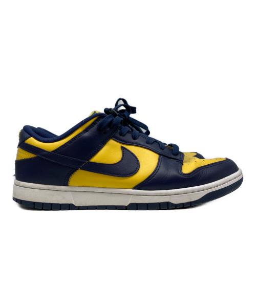 NIKE（ナイキ）NIKE (ナイキ) DUNK LOW RETRO イエロー×ネイビー サイズ:28の古着・服飾アイテム