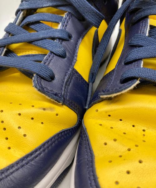 NIKE（ナイキ）NIKE (ナイキ) DUNK LOW RETRO イエロー×ネイビー サイズ:28の古着・服飾アイテム