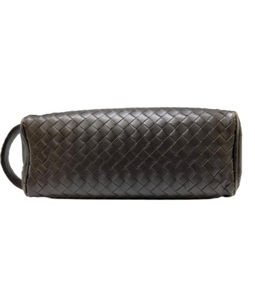 BOTTEGA VENETA（ボッテガベネタ）BOTTEGA VENETA (ボッテガベネタ) イントレチャート セカンドバッグ ブラウンの古着・服飾アイテム