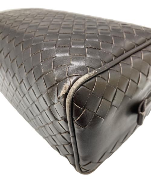 BOTTEGA VENETA（ボッテガベネタ）BOTTEGA VENETA (ボッテガベネタ) イントレチャート セカンドバッグ ブラウンの古着・服飾アイテム
