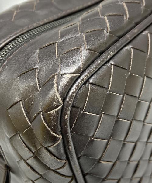 BOTTEGA VENETA（ボッテガベネタ）BOTTEGA VENETA (ボッテガベネタ) イントレチャート セカンドバッグ ブラウンの古着・服飾アイテム