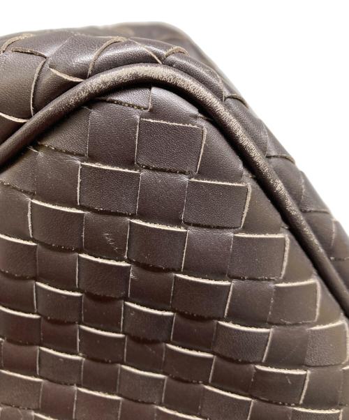 BOTTEGA VENETA（ボッテガベネタ）BOTTEGA VENETA (ボッテガベネタ) イントレチャート セカンドバッグ ブラウンの古着・服飾アイテム