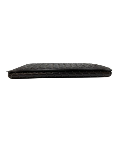 BOTTEGA VENETA（ボッテガベネタ）BOTTEGA VENETA (ボッテガベネタ) イントレチャート ロングウォレット ブラウンの古着・服飾アイテム