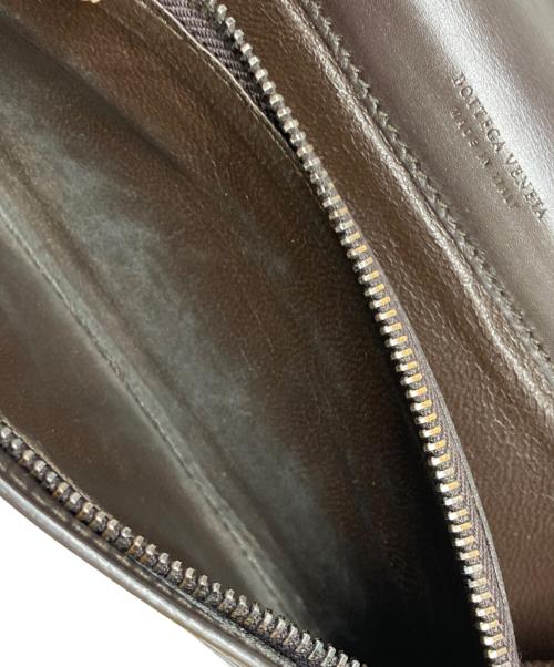 BOTTEGA VENETA（ボッテガベネタ）BOTTEGA VENETA (ボッテガベネタ) イントレチャート ロングウォレット ブラウンの古着・服飾アイテム