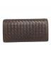 BOTTEGA VENETA (ボッテガベネタ) イントレチャート ロングウォレット ブラウン：10000円