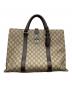 GUCCI（グッチ）の古着「GGスプリーム ビジネストートバッグ」｜ベージュ×ブラウン