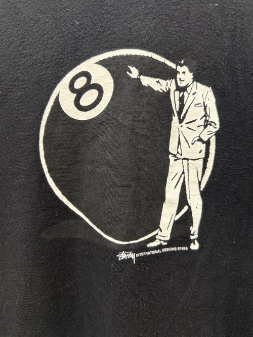 stussy（ステューシー）stussy (ステューシー) 8ball Tee ブラック サイズ:Mの古着・服飾アイテム