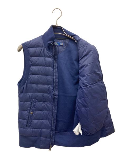 POLO RALPH LAUREN（ポロ・ラルフローレン）POLO RALPH LAUREN (ポロ・ラルフローレン) 中綿ベスト ネイビー サイズ:XSの古着・服飾アイテム
