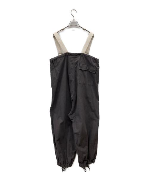 R JUBILEE（アールジュビリー）R JUBILEE (アールジュビリー) ミリタリーオーバーオール ワイドパンツ グレー サイズ:SIZE Fの古着・服飾アイテム