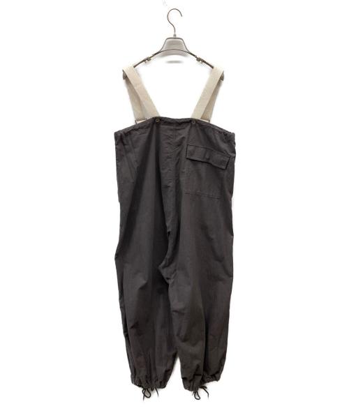 R JUBILEE（アールジュビリー）R JUBILEE (アールジュビリー) ミリタリーオーバーオール ワイドパンツ グレー サイズ:SIZE Fの古着・服飾アイテム
