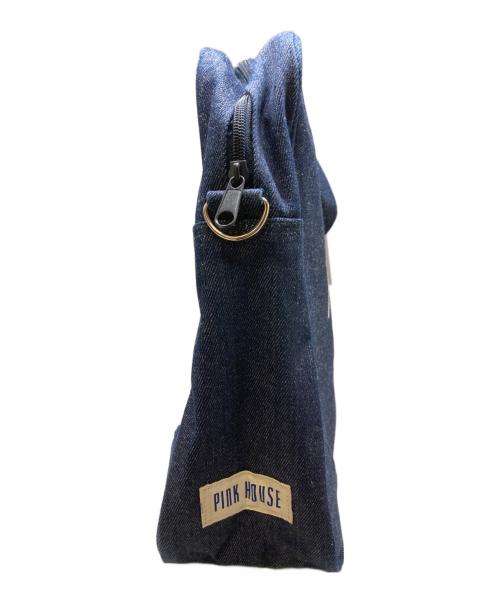 PINK HOUSE（ピンクハウス）PINK HOUSE (ピンクハウス) 2WAYデニボストンバッグ インディゴの古着・服飾アイテム