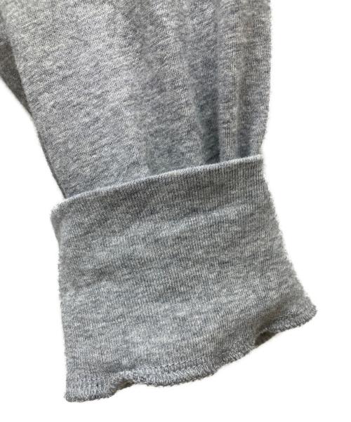 DIESEL（ディーゼル）DIESEL (ディーゼル) ロングスリーブロゴカットソー グレー サイズ:Sの古着・服飾アイテム