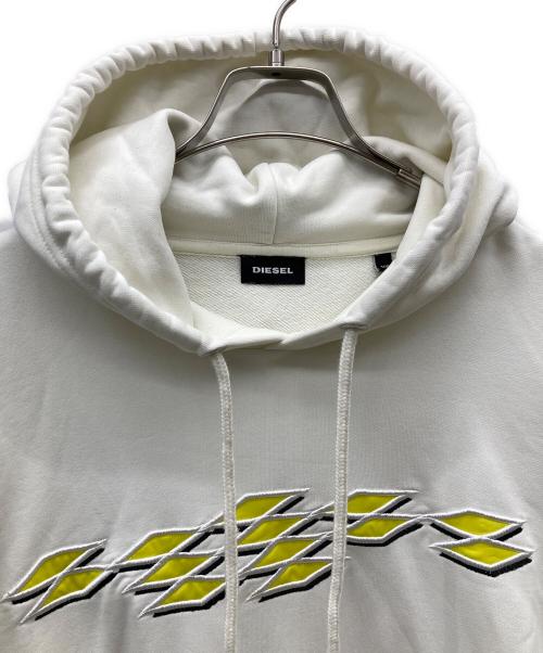 DIESEL（ディーゼル）DIESEL (ディーゼル) プルオーバーパーカー アイボリー サイズ:XSの古着・服飾アイテム