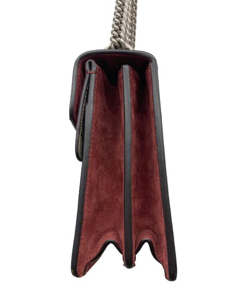 GUCCI（グッチ）GUCCI (グッチ) ディオニュソス ミディアム スエード ショルダーバッグ ベージュ×ワインレッド サイズ:-の古着・服飾アイテム