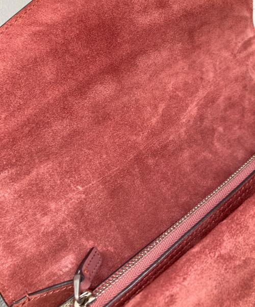 GUCCI（グッチ）GUCCI (グッチ) ディオニュソス ミディアム スエード ショルダーバッグ ベージュ×ワインレッド サイズ:-の古着・服飾アイテム