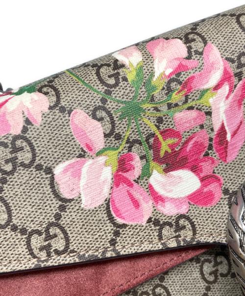 GUCCI（グッチ）GUCCI (グッチ) ディオニュソス ミディアム スエード ショルダーバッグ ベージュ×ワインレッド サイズ:-の古着・服飾アイテム