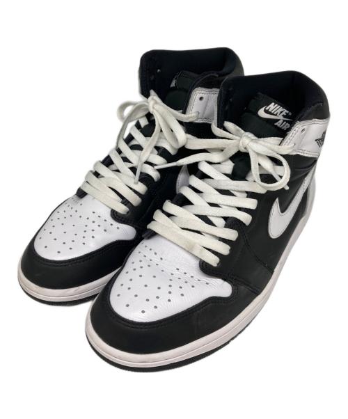 NIKE（ナイキ）NIKE (ナイキ) AIR JORDAN 1 RETRO HIGH OG ブラック×ホワイト サイズ:28の古着・服飾アイテム