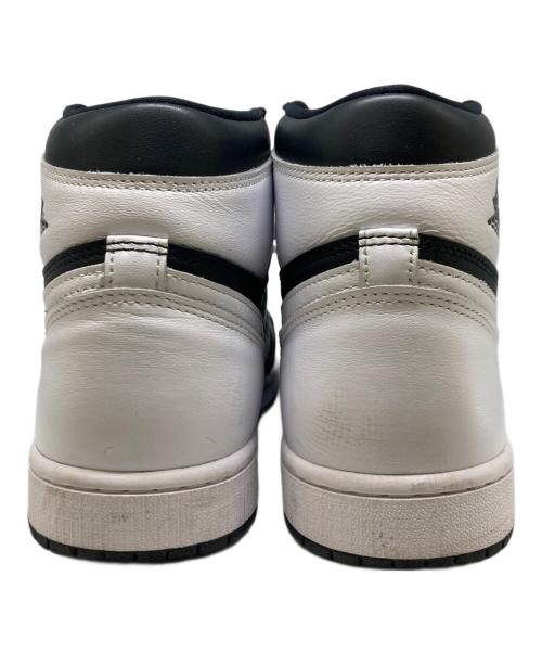 NIKE（ナイキ）NIKE (ナイキ) AIR JORDAN 1 RETRO HIGH OG ブラック×ホワイト サイズ:28の古着・服飾アイテム
