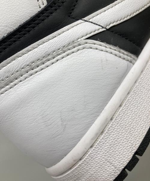 NIKE（ナイキ）NIKE (ナイキ) AIR JORDAN 1 RETRO HIGH OG ブラック×ホワイト サイズ:28の古着・服飾アイテム