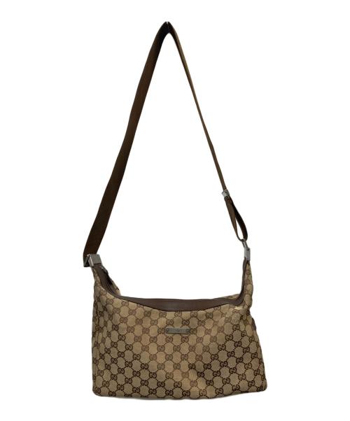 GUCCI（グッチ）GUCCI (グッチ) GGキャンバス ショルダーバッグ ベージュ サイズ:-の古着・服飾アイテム
