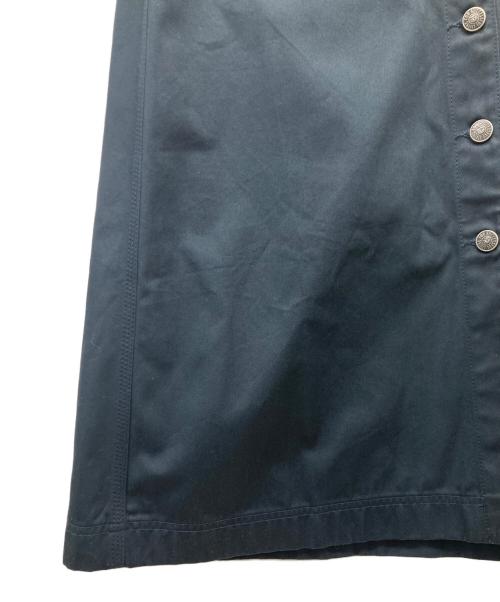 DIESEL（ディーゼル）DIESEL (ディーゼル) 異素材切替ロングスカート ネイビー サイズ:24の古着・服飾アイテム