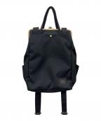 AYANOKOJI×BLACK LABELアヤノコウジ×ブラックレーベル）の古着「がま口リュック」｜ブラック