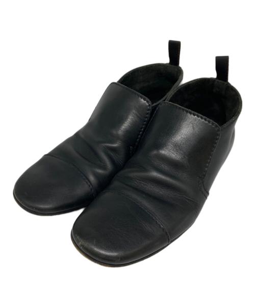 PRADA（プラダ）PRADA (プラダ) キャップトゥレザーシューズ ブラック サイズ:5の古着・服飾アイテム