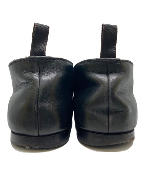 PRADA（プラダ）PRADA (プラダ) キャップトゥレザーシューズ ブラック サイズ:5の古着・服飾アイテム