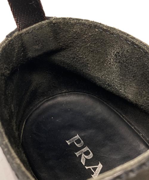 PRADA（プラダ）PRADA (プラダ) キャップトゥレザーシューズ ブラック サイズ:5の古着・服飾アイテム