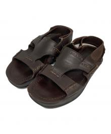 PRADA（プラダ）の古着「レザーサンダル」｜ブラウン