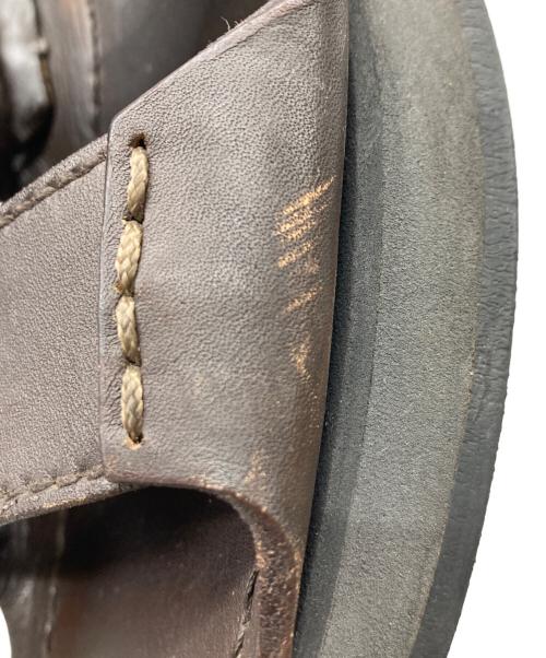 PRADA（プラダ）PRADA (プラダ) レザーサンダル ブラウン サイズ:6の古着・服飾アイテム