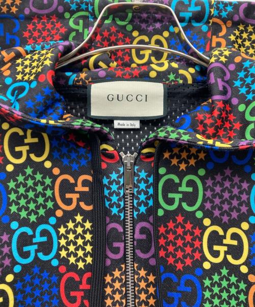 GUCCI（グッチ）GUCCI (グッチ) 20SS GG サイケデリックプリント ジップアップパーカー マルチカラー サイズ:Sの古着・服飾アイテム