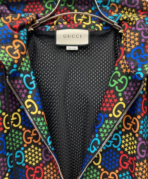 GUCCI（グッチ）GUCCI (グッチ) 20SS GG サイケデリックプリント ジップアップパーカー マルチカラー サイズ:Sの古着・服飾アイテム