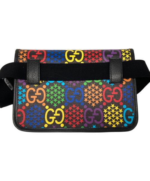 GUCCI（グッチ）GUCCI (グッチ) GGスプリーム サイケデリックベルトバッグ マルチカラー サイズ:-の古着・服飾アイテム