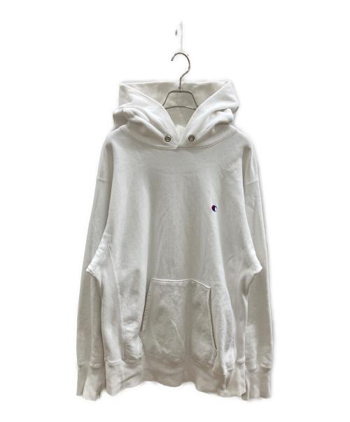 Champion（チャンピオン）Champion (チャンピオン) 90s REVERSE WEAVE プルオーバーパーカー ホワイト サイズ:Lの古着・服飾アイテム