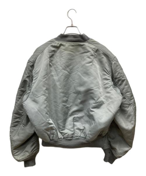 ALPHA（アルファ）ALPHA (アルファ) 80-90s MA-1ジャケット グレー サイズ:XLの古着・服飾アイテム