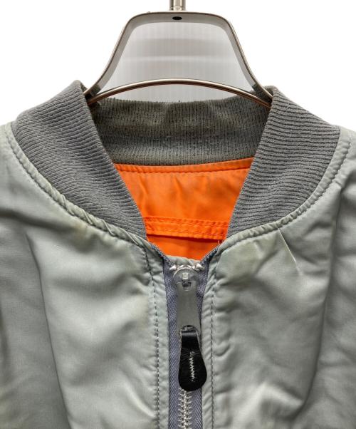 ALPHA（アルファ）ALPHA (アルファ) 80-90s MA-1ジャケット グレー サイズ:XLの古着・服飾アイテム