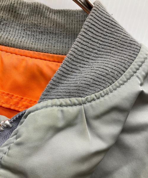 ALPHA（アルファ）ALPHA (アルファ) 80-90s MA-1ジャケット グレー サイズ:XLの古着・服飾アイテム