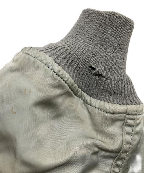 ALPHA（アルファ）ALPHA (アルファ) 80-90s MA-1ジャケット グレー サイズ:XLの古着・服飾アイテム