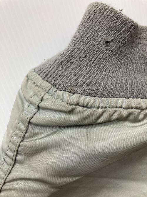 ALPHA（アルファ）ALPHA (アルファ) 80-90s MA-1ジャケット グレー サイズ:XLの古着・服飾アイテム