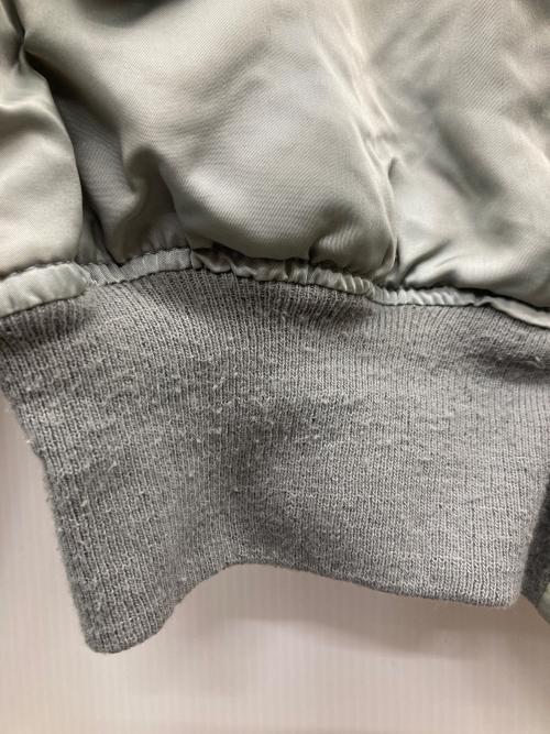 ALPHA（アルファ）ALPHA (アルファ) 80-90s MA-1ジャケット グレー サイズ:XLの古着・服飾アイテム