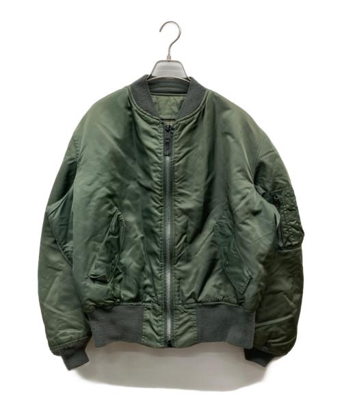 ALPHA（アルファ）ALPHA (アルファ) 80-90S MA-1ジャケット オリーブ サイズ:Lの古着・服飾アイテム