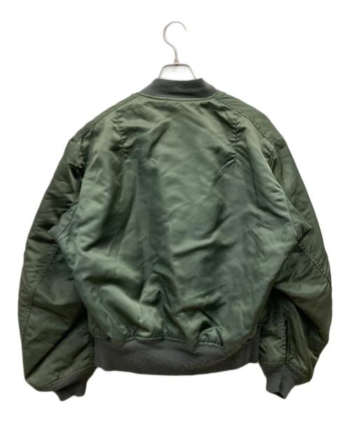 ALPHA（アルファ）ALPHA (アルファ) 80-90S MA-1ジャケット オリーブ サイズ:Lの古着・服飾アイテム